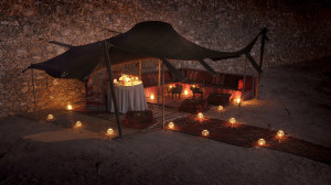 Berber Tent candlelight dinner